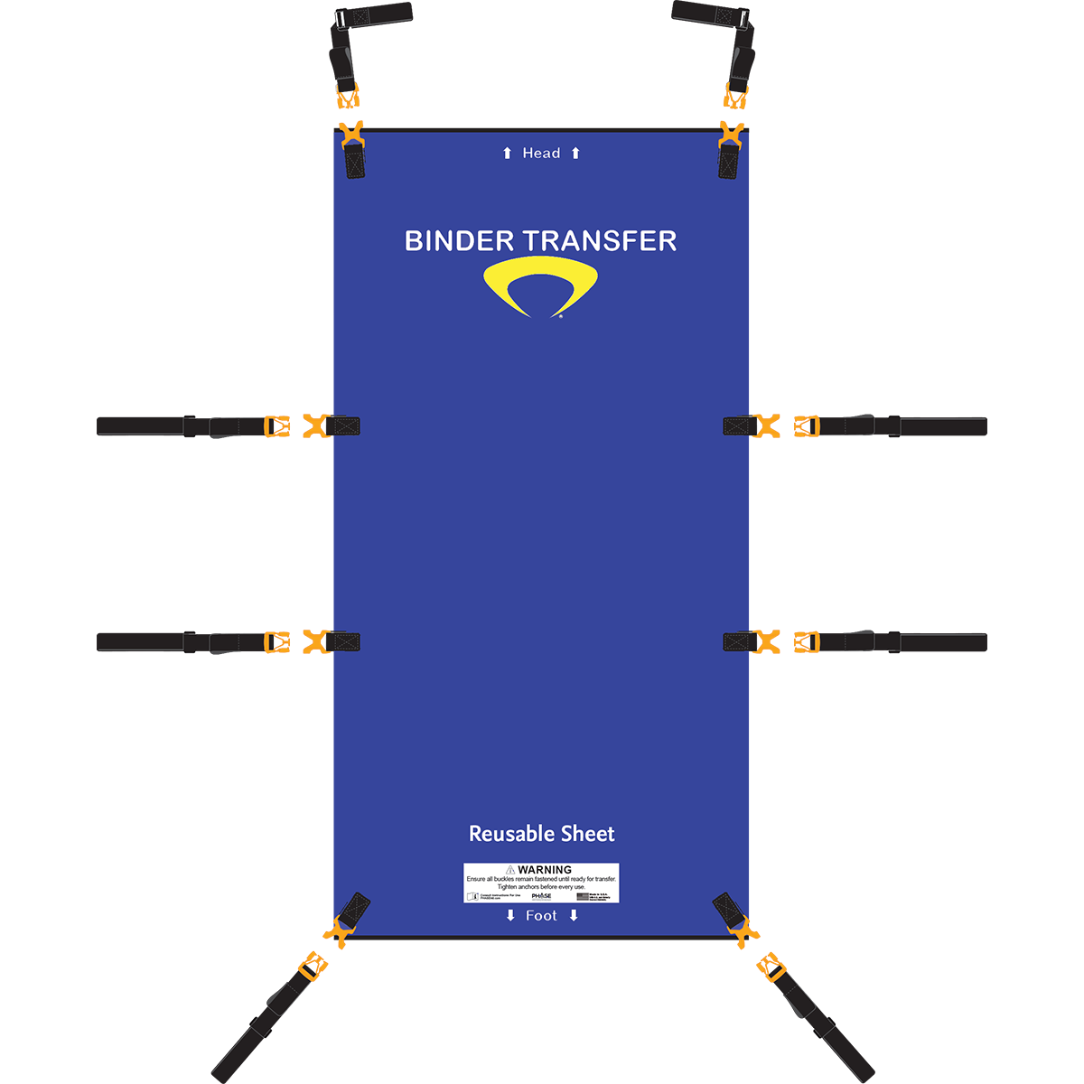 9 Binder Transfer Slide Sheet with Anchors Illustration